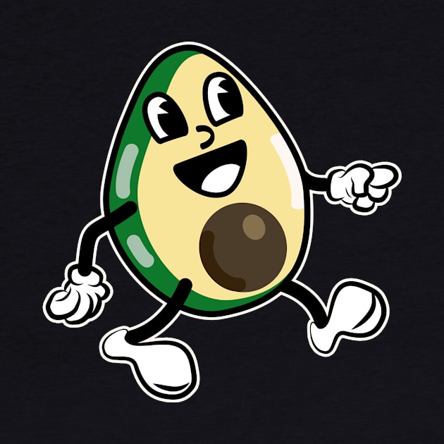 Funny Avocado by Foxxy Merch